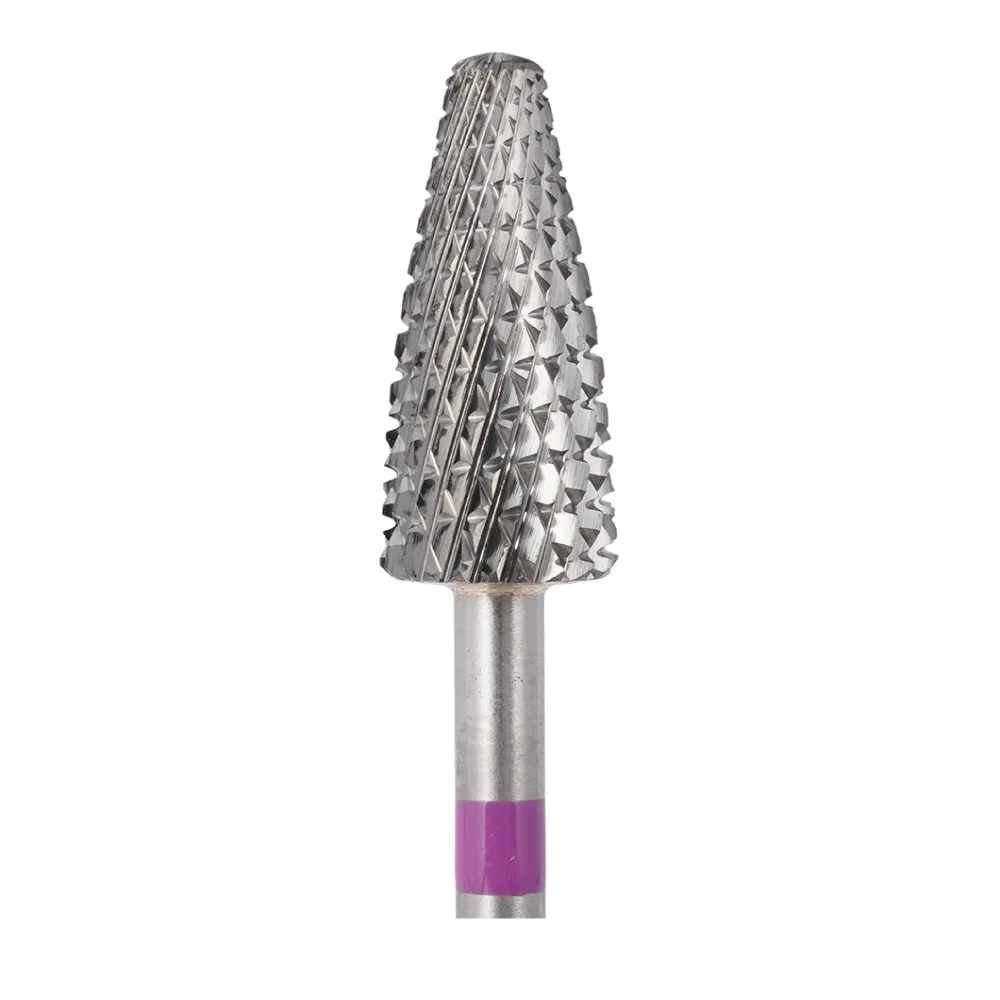 [2700803050018] FRESA BeePRO DE CARBURO CONICA MORADA