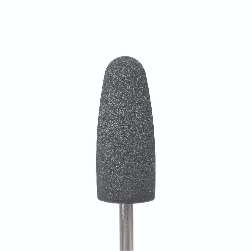 FRESA BeePRO PULIDORA SILICON CONO REDONDO 180 GRIS