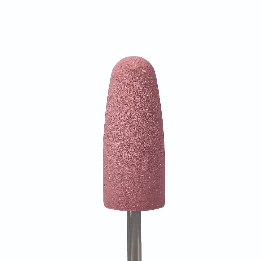FRESA BeePRO PULIDORA SILICON CONO REDONDO 400 ROSA